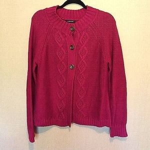 Land's End Cardigan! EUC! (More purple than shown)